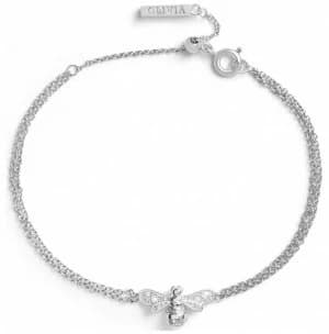 Olivia Burton Sparkle Bee Silver Bracelet OBJAMB120 Jewellery