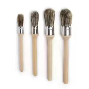 Chalk & Wax Brush - Set of 4 Pukkr