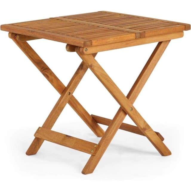 VonHaus Hudson Adirondack Folding Wooden Side Table Brown unisex One Size