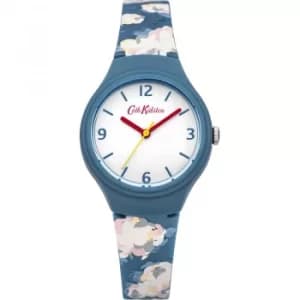 Ladies Cath Kidston Mini Clouds Silicone Strap Watch