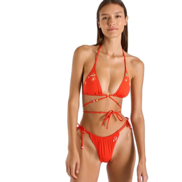 banana moon womens swim bikini top by Banana moon Twisto Lovin Orange Female S