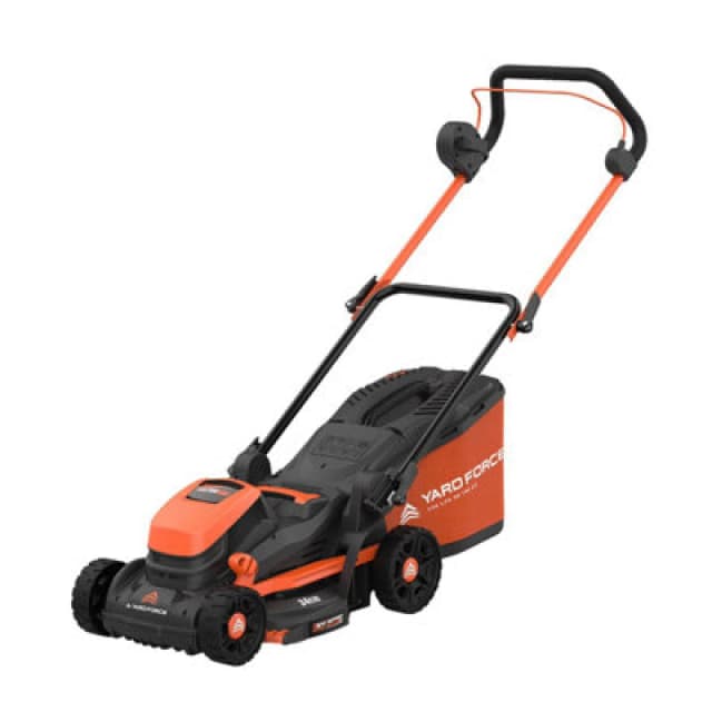 Yard Force EM N34B 1400W Electric Lawnmower, Orange EM N34B-UK
