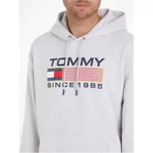 Tommy Jeans Tjm Reg Athletic Logo Hoodie - Grey