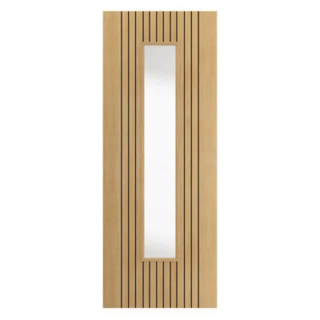 JB Kind Doors Aria Oak Glazed Internal Laminate Door