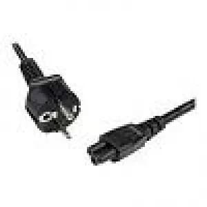 Startech 1m 3 Prong Laptop Power Cord Schuko Cee7 C5 Clover Leaf Power Cable