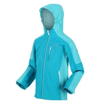 Regatta Junior Calderdale II Waterproof Jacket - Enamel/Turqs