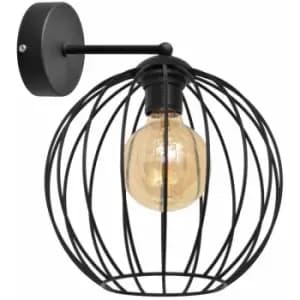 Helam Lighting - Helam Mercure Wall Lamp Black 26cm