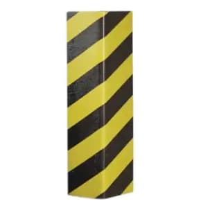 Foam Corner Protector - dark grey & yellow stripe