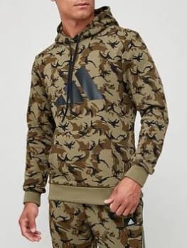 adidas Future Icon Hoodie - Camo, Size 2XL, Men