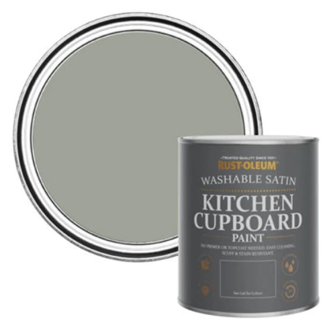 Rust-Oleum Tea Leaf Satin Kitchen Cupboard Paint 750Ml