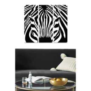 MDF538826707 Multicolor Decorative MDF Painting (3 Pieces)