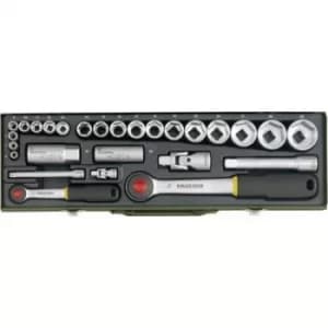 Proxxon Industrial Bit set Metric 1/4 (6.3 mm), 1/2 (12.5 mm) 27 Piece 23020