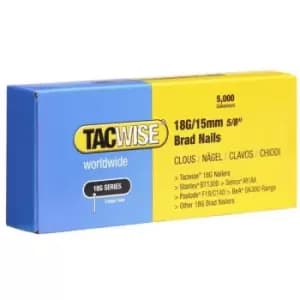Tacwise 18G 15mm Galvanised Brads Nails 18 Gauge 5000 Box 0394 DGN50V Ranger