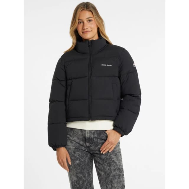 Guess Crop Puffer Jacket 15024605 Black
