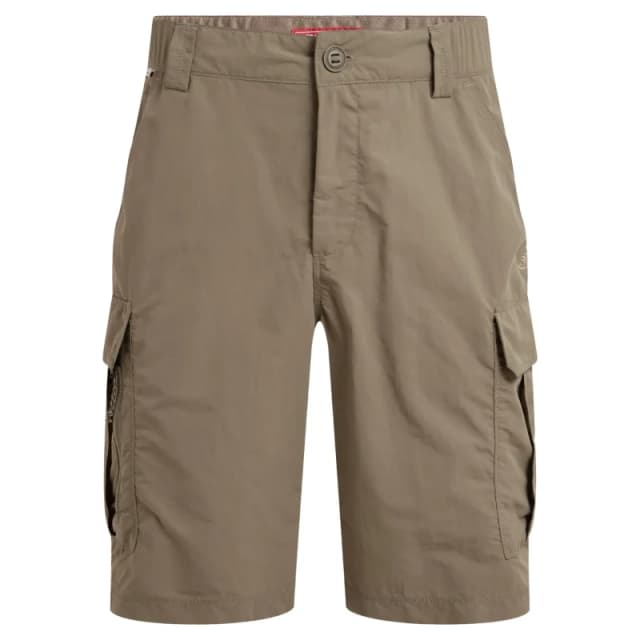 Craghoppers Craghoppers Men NosiLife' Cargo Short in Light Beige Size: 32R Light Beige 32R Male 5063260003735