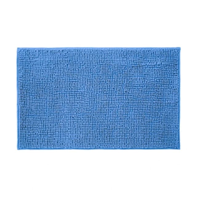 Allure Bath Fashions Chenille Bobble Bath Mat Non Slip 50 X 80Cm - Blue