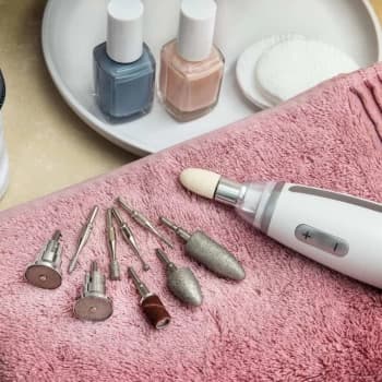 9 Piece Manicure Attachments Set for MP62 - Silver - Beurer