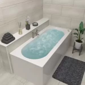 Burford Double Ended Bath with 14 Jet Whirlpool System and 12 Jet Airspa System - 1700 x 750mm