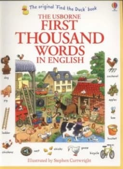 The Usborne First Thousand Words in English by Heather Amery Book