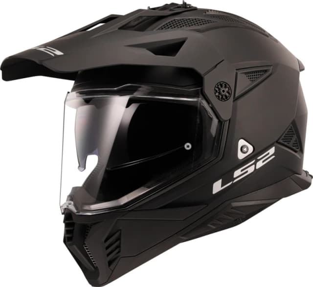 LS2 MX702 Pioneer II Matt Black Adventure Helmet Size XS