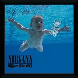 Nirvana Nevermind Framed Album Print