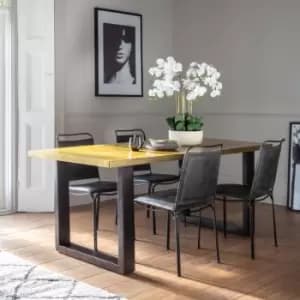 Gallery Interiors Danbury Large 6 Seater Dining Table