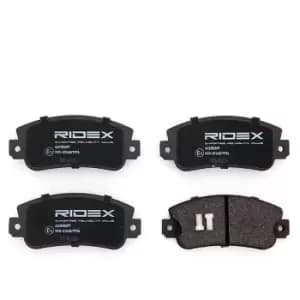 RIDEX Brake pad set Front Axle 402B0900 Brake pads,Brake pad set, disc brake FIAT,SEAT,ALFA ROMEO,Seicento / 600 Schragheck (187_),BARCHETTA (183)