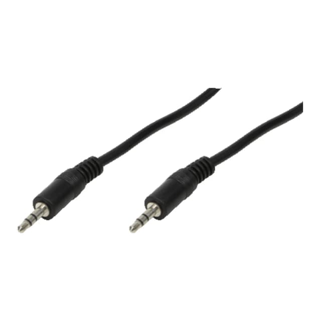 LogiLink 3.5mm - 3.5mm. 1m audio cable Black