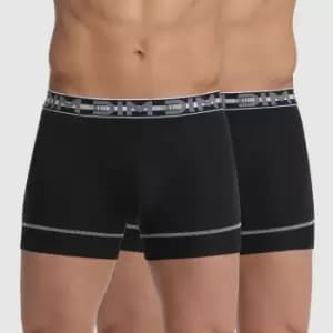 Pack of 2 3D Flex Stay & Fit Hipsters in Cotton Mix