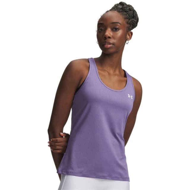 Under Armour UA Tech Racer Tank Ld63 Purple/White female 14 (L)