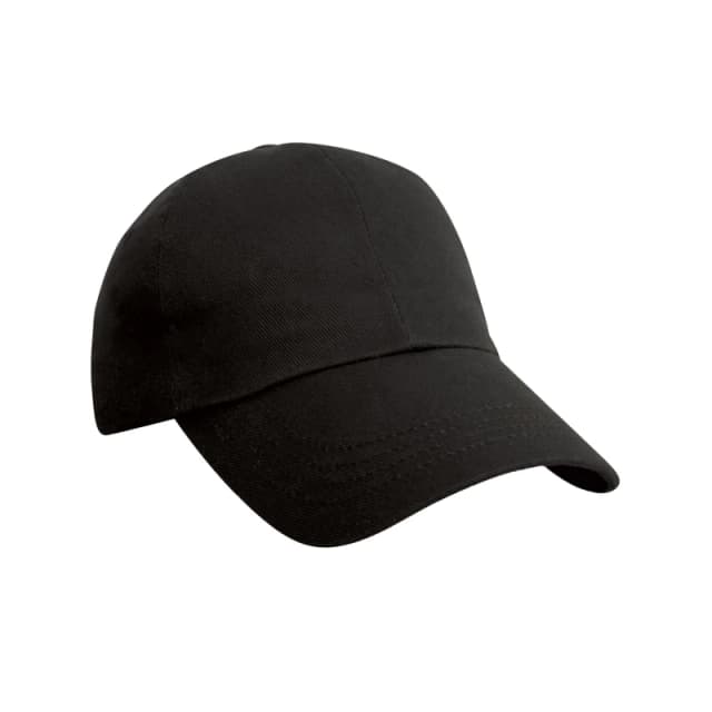 Result Result Men Pro Style Heavy Cotton Cap in Black One Size Male 5063527364029