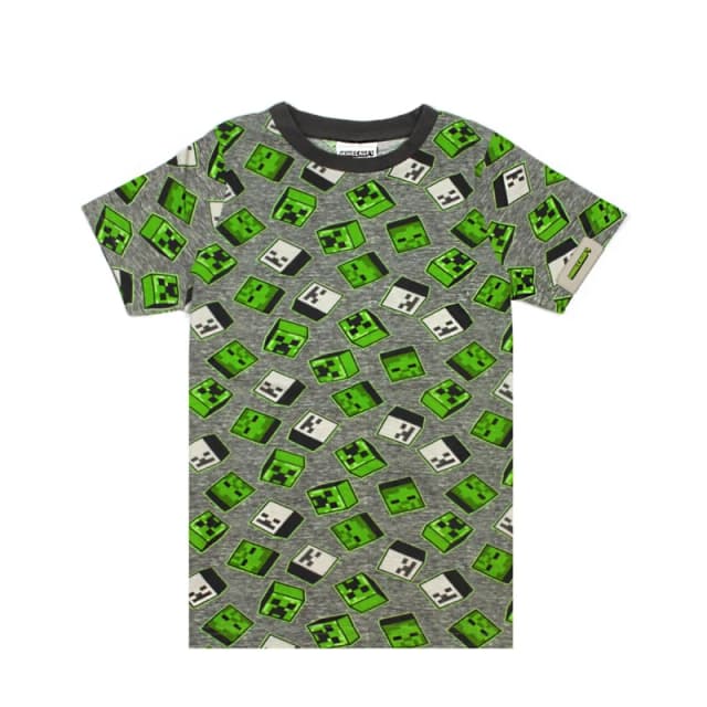 Minecraft Short Sleeved T-Shirt Green
