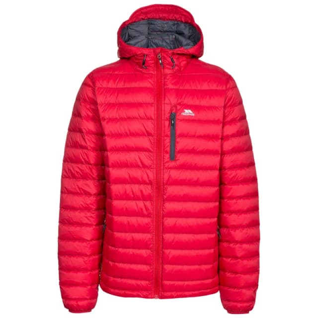Trespass Mens Digby Thermal Insulation Weather Resistant Down Jacket Red male 2X Small
