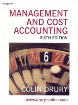 Management and Cost Accounting by Colin Drury Paperback
