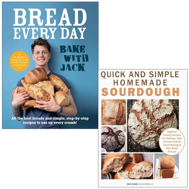 Bake With Jack Bread Every Day Quick and Simple Homemade Sourdough 2 Book Set Jack Sturgess & Jane Mason Books
