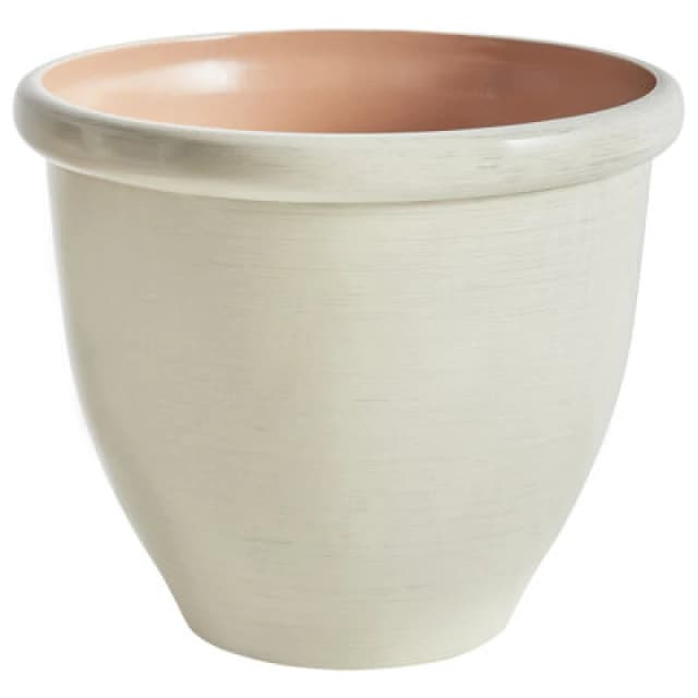 Beliani Plant Pot Tesalia 49cm Light Beige