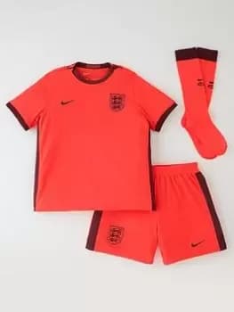 Nike England Little Kids 22/23 Away Kit, Red, Size L