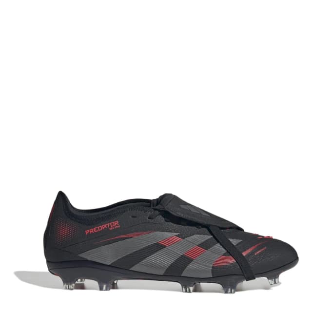 adidas Predator Pro Fold-Over Tongue Firm Ground Football Boots - Black 7.5