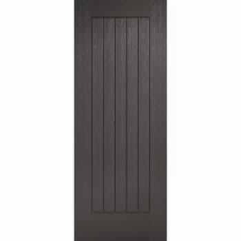 LPD Timber Composite External Door Norfolk Charcoal Grey - 1981mm x 838mm (33 Inches)