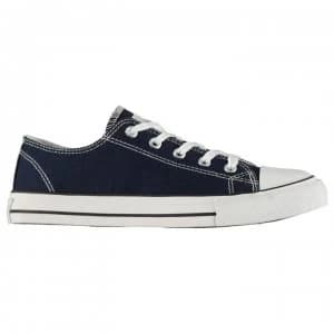 Lee Cooper Canvas Lo Shoes Ladies - Navy