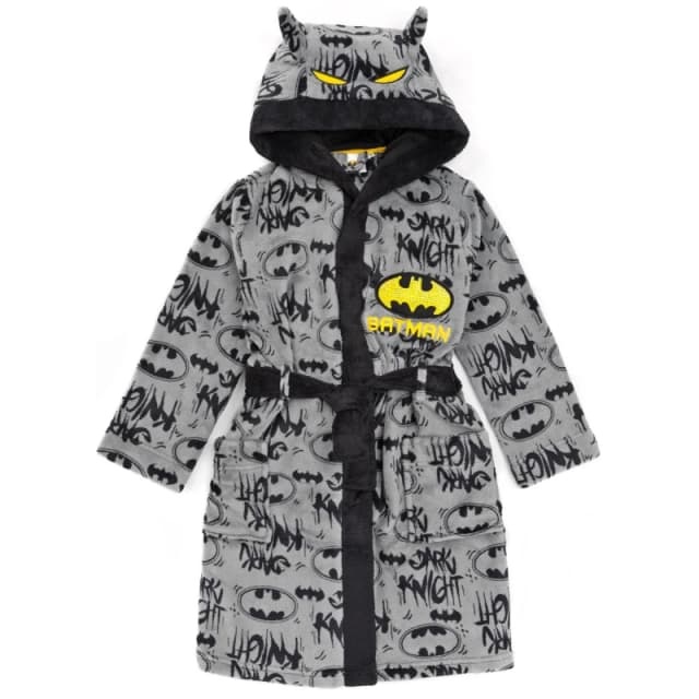 DC Comics Bathrobe Grey male