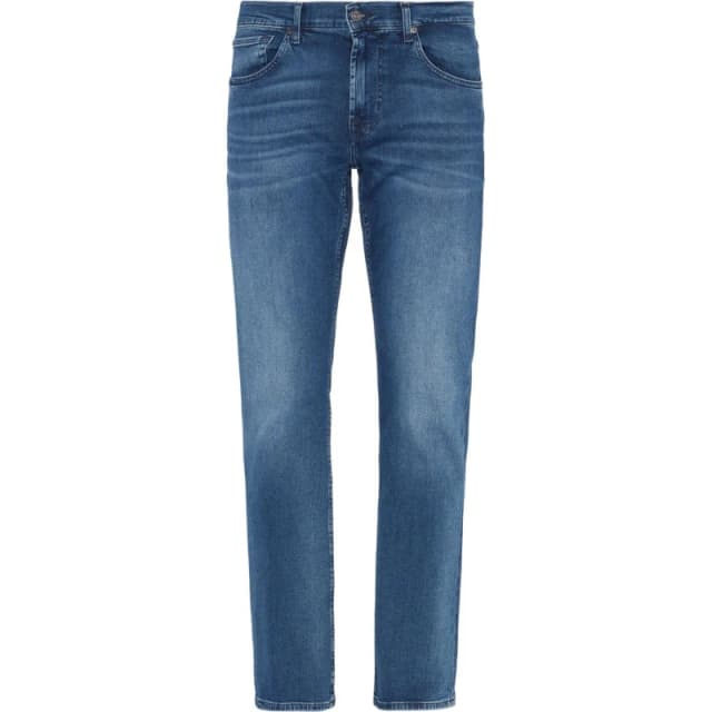 7 For All Mankind Mens Slimmy Straight Leg Jeans Legend Dk Blue male 36W R