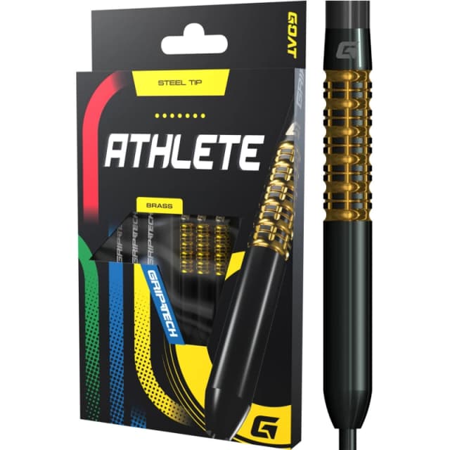 GOAT GOAT Athlete Steel Tip Darts Brass Range Yellow unisex 12g