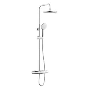 Bristan Buzz 2 Adjustable Rigid Riser Diverter Shower - 479933