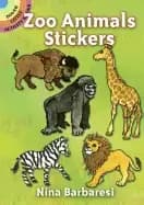 zoo animals stickers