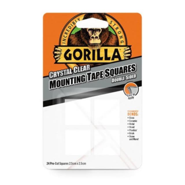 Gorilla Mounting Tape (Pack of 24) Clear unisex