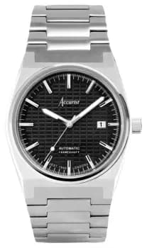 Accurist 70020 Origin Mens (41mm) Black Dial / Stainless Watch