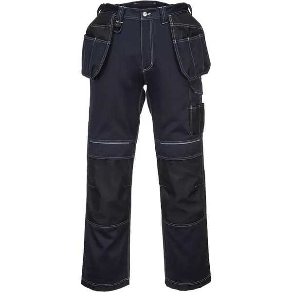Portwest PW3 Mens Holster Work Trousers T602NBR30 Colour: Navy / Black