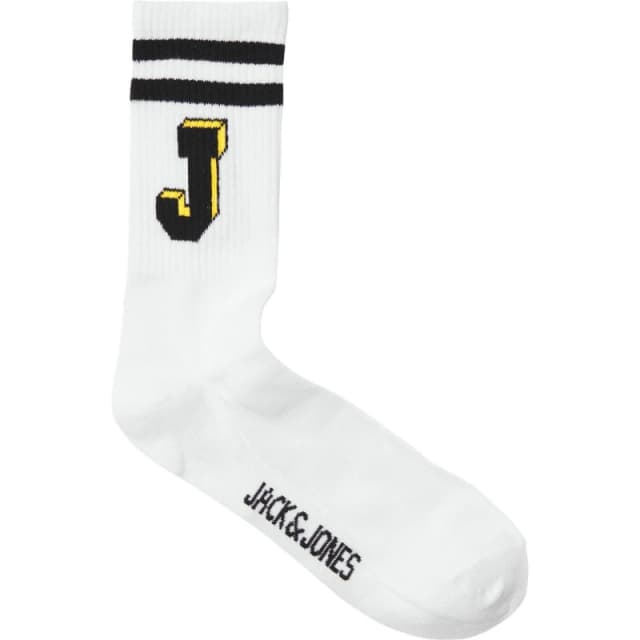 Jack and Jones Tennis Socks Mens - White White 6 - 12 Months