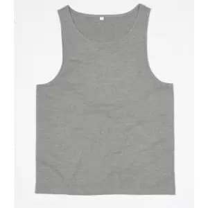 One By Mantis Unisex Drop Armhole Vest Top (M) (Heather Marl)